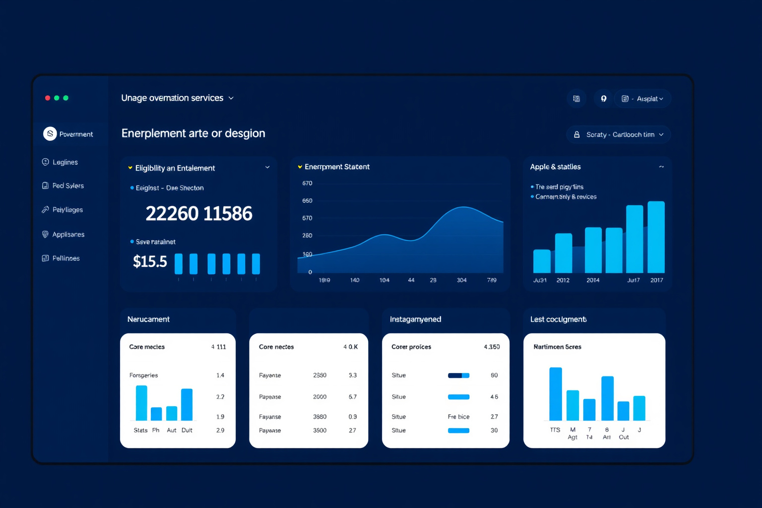 Services & integrity dashboard